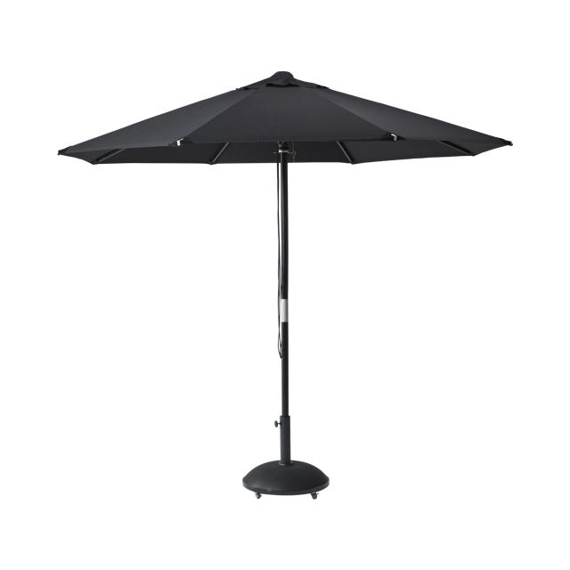Shade Capri Nero parasol - fuld sort