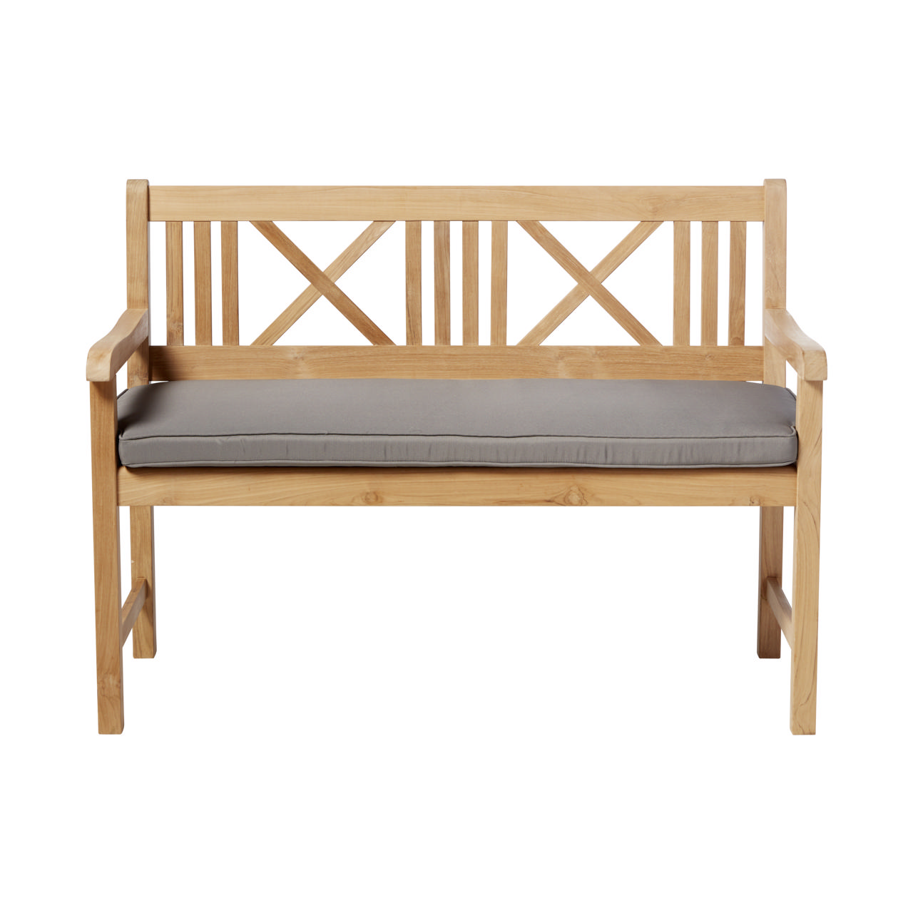 Rosenborg hynde til to-personers bænk - grå