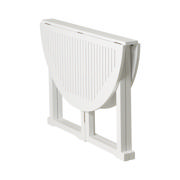 Butterfly foldebord - hvidt Ø110