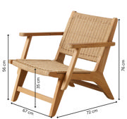 EYA loungestol - paperloom-flet