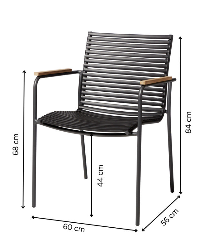 Mood Classic stol - sort