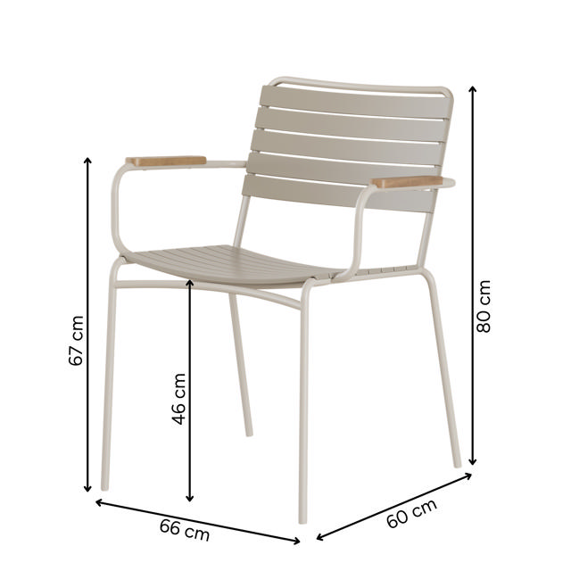 MOOD Matic stol - sandfarvet