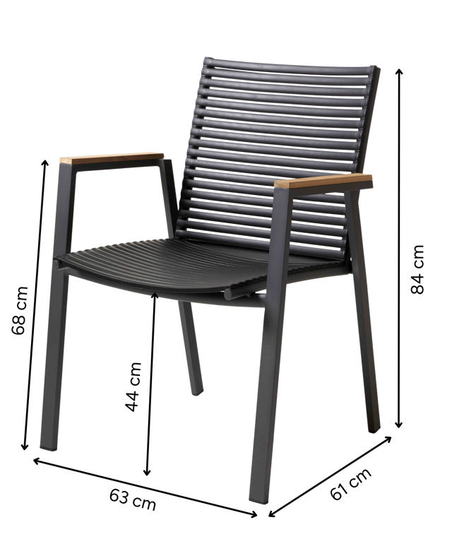 MOOD Classic Extreme stol - antracit