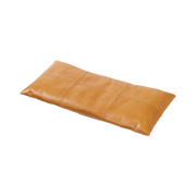 Rib siddepude to-personers bænk - læder