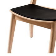 Elvo læderhynde - sort