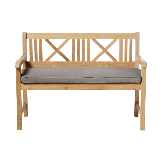 Rosenborg hynde til to-personers bænk - grå