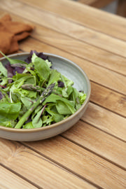 Rosenborg sæt - tre-personers bænk, to stole & bord - teak