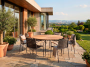 Ellen & Mood Classic sæt - bord Ø150 & seks stole - antracit