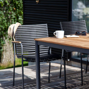 Mood Classic sæt - bord & fire stole - antracit