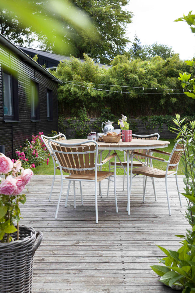 Ellen bord - hvidt Ø110