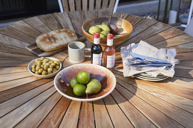 Ellen bord - hvidt Ø130