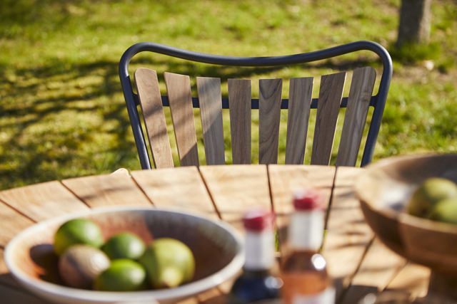 Ellen bord - antracit Ø130