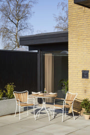 Ellen cafébord - hvidt Ø80