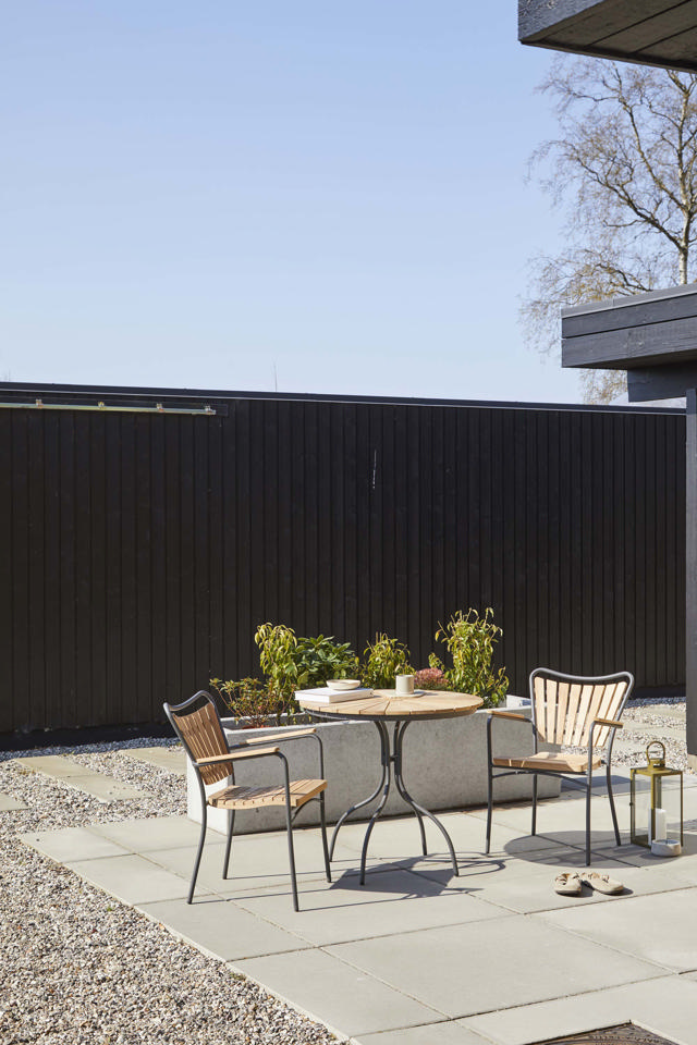 Ellen cafébord - antracit Ø80 