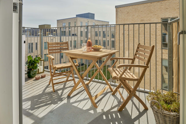 York foldebord - teak