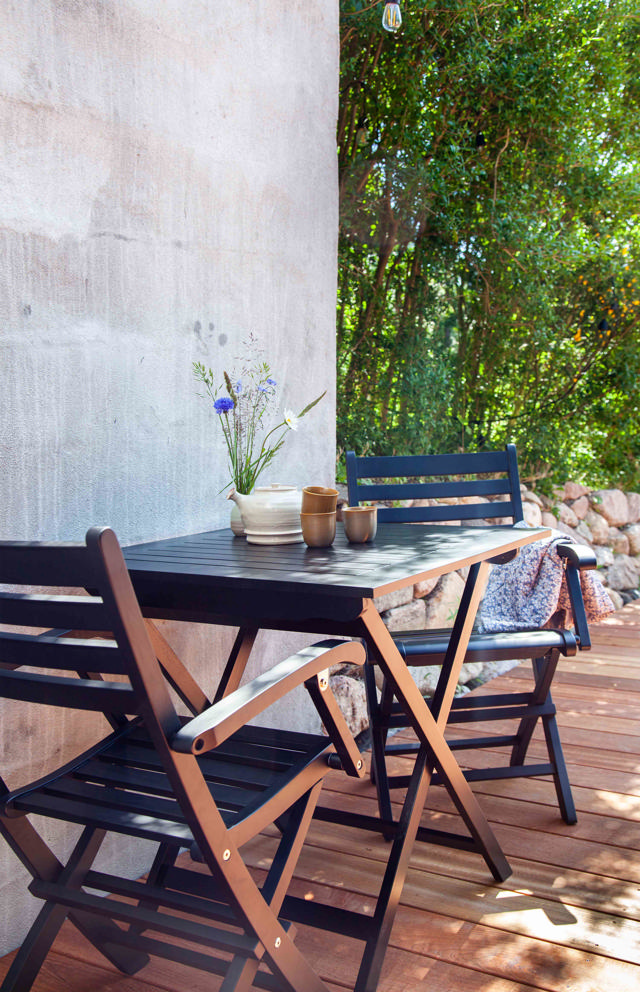 York foldebord - sort