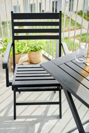 York foldebord - sort