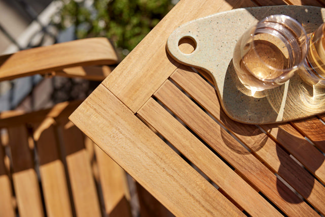 Urban altanbord - ren teak