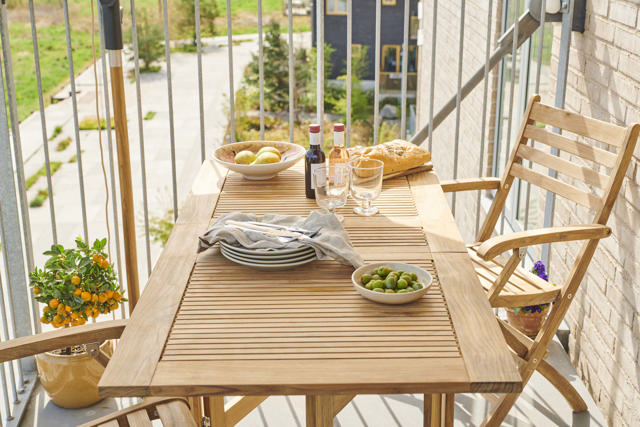 Butterfly klapbord - teak