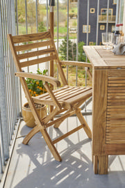 Butterfly klapbord - teak