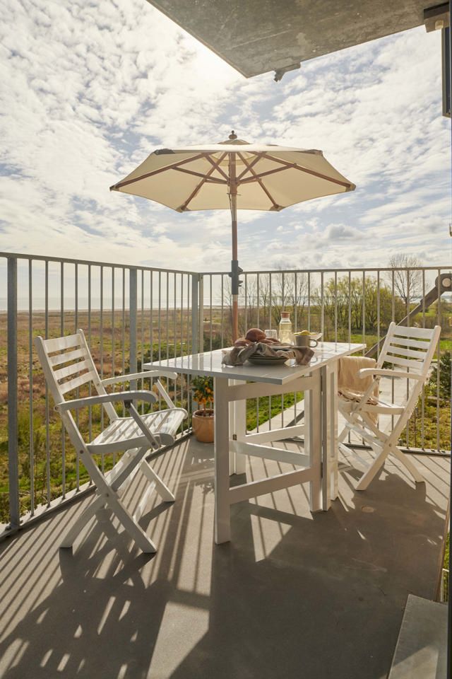 Butterfly klapbord - hvidt