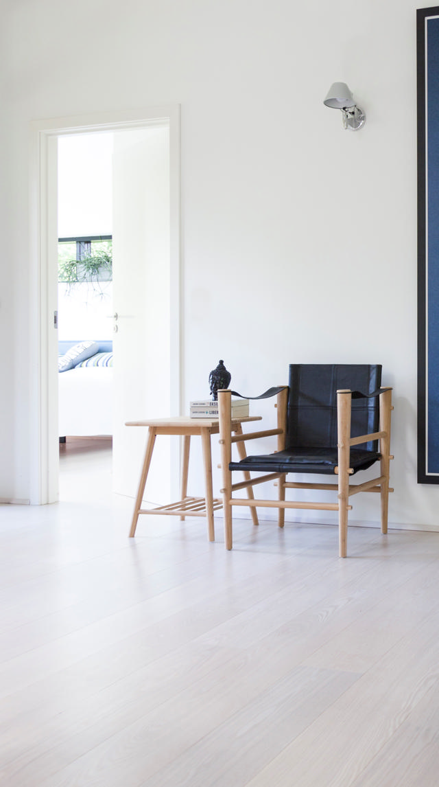 Noble safaristol - bambus & sort læder