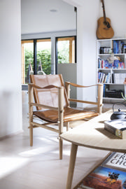 Noble safaristol - bambus & lysebrunt læder