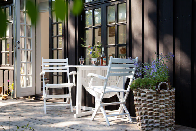 York foldestol - hvid