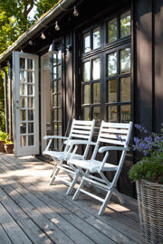 York foldestol - hvid