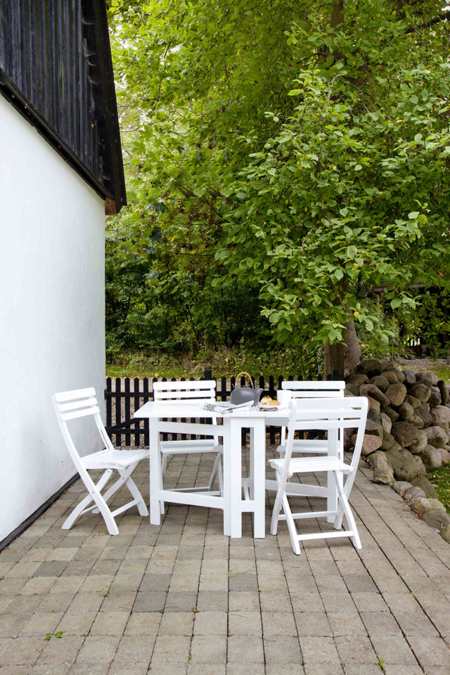 Clarish foldestol - hvid