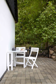 Clarish foldestol - hvid