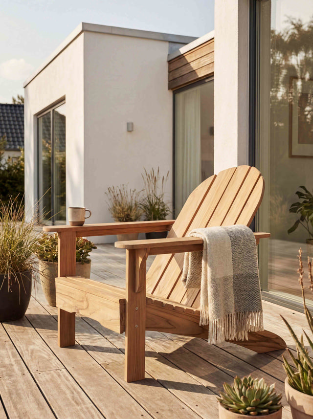 Adirondack stol  - teak