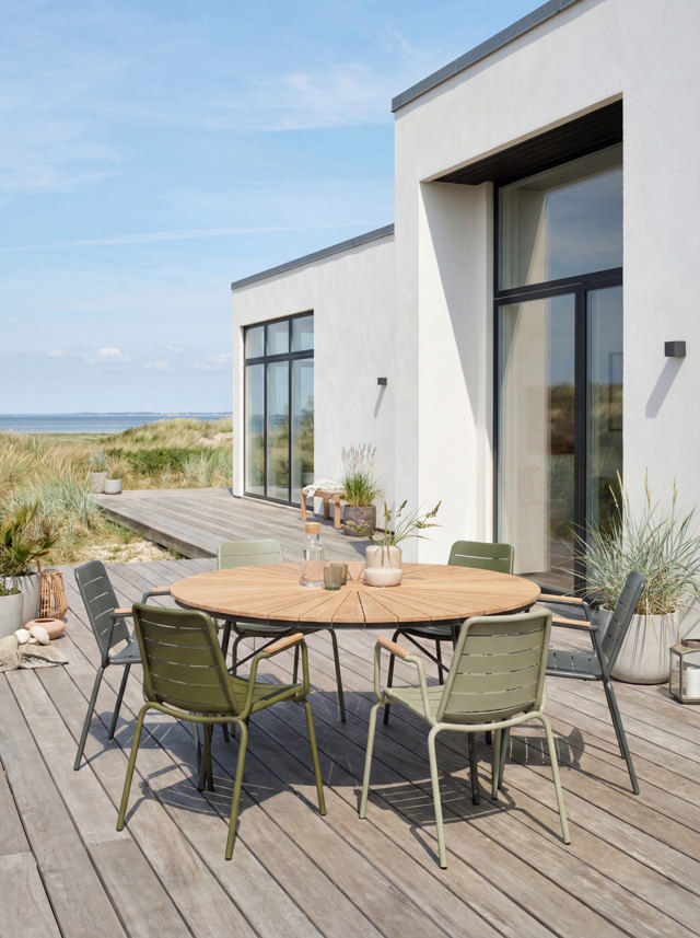 Parc stol - olivengrøn 