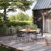 Luno havestol - antracitgrå