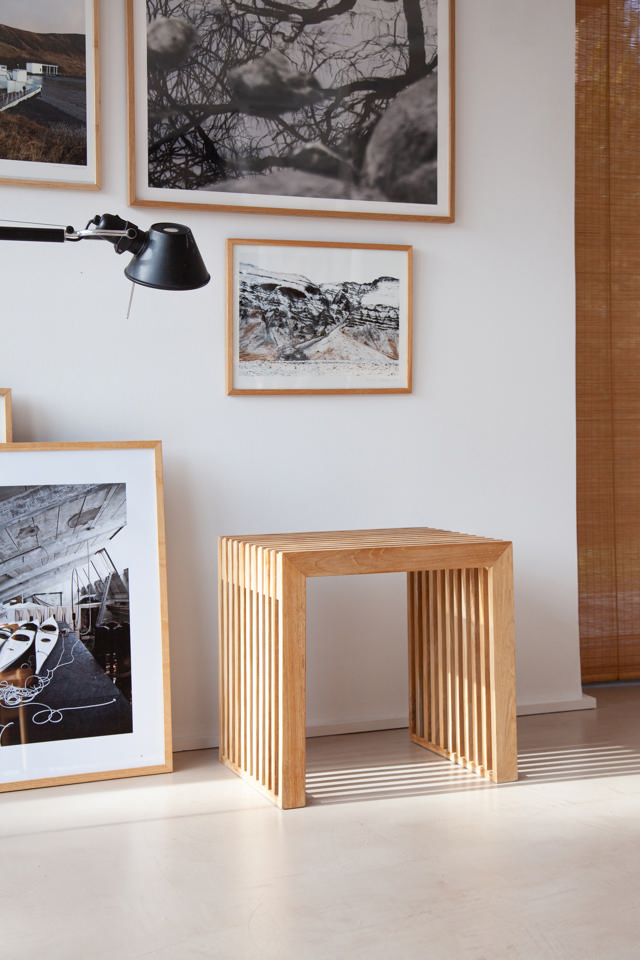 Rib skammel - bambus