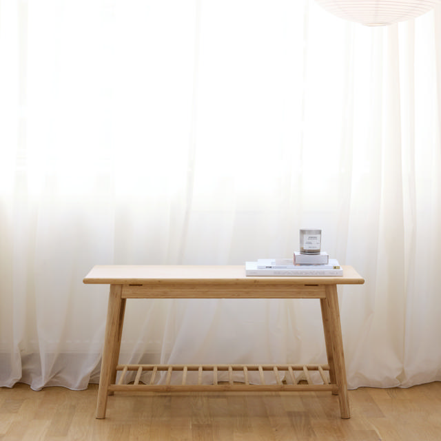 Noble entrébænk - bambus