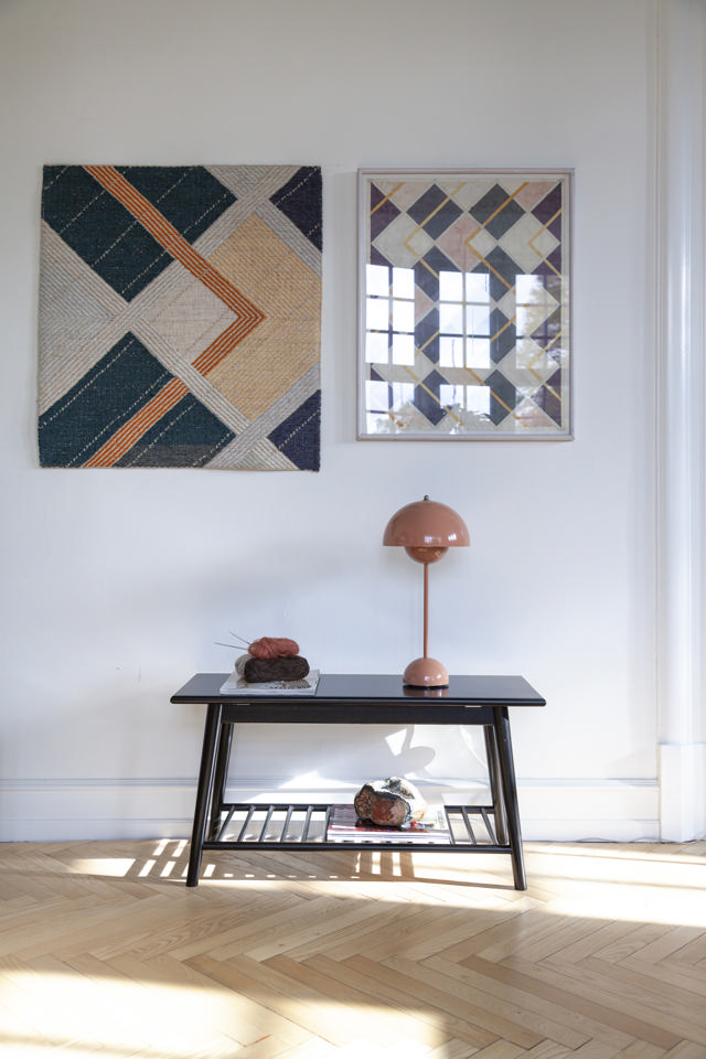 Noble entrébænk - sort