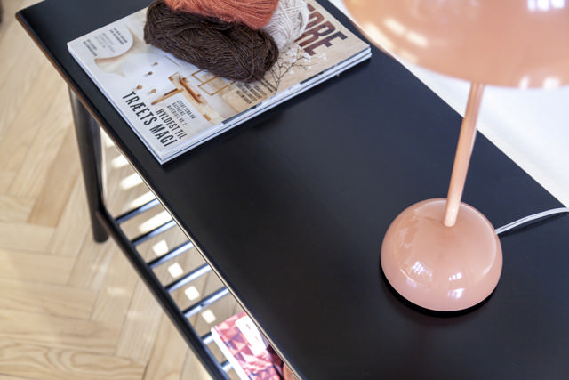 Noble entrébænk - sort