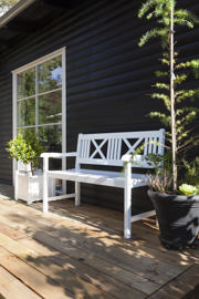 Rosenborg to-personers bænk - hvid