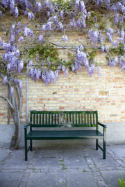 Brighton bænk tre-personers - grøn 