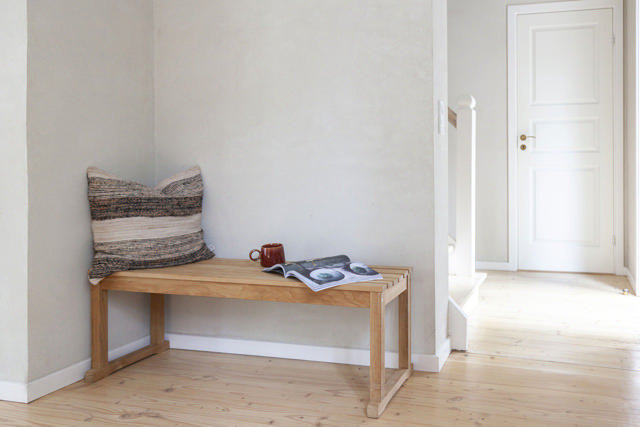 Vega to-personers bænk - teak