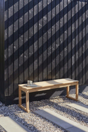 Vega to-personers bænk - teak