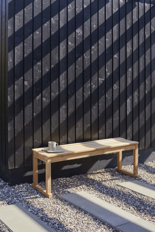 Vega to-personers bænk - teak