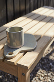 Vega to-personers bænk - teak