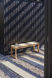 Vega to-personers bænk - teak