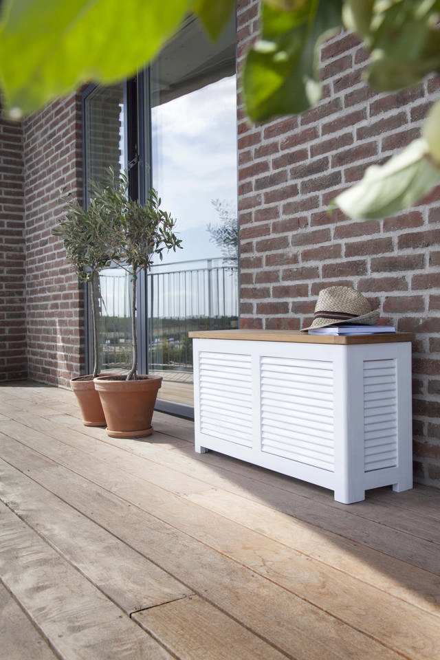 Everyday opbevaringsbænk - hvid