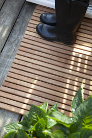 Everyday mellemstor bademåtte - teak