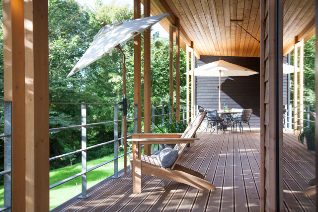 Shade balkonparasol - off-white