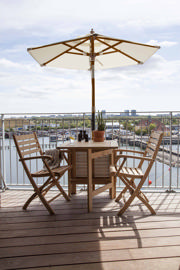 Shade balkonparasol - off-white