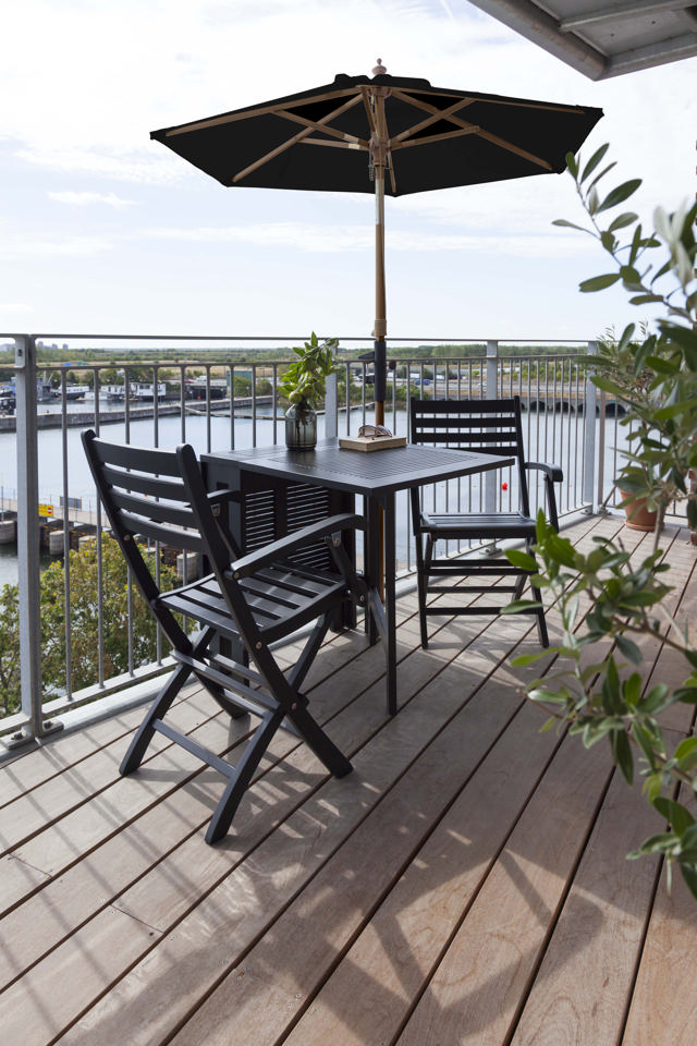 Shade balkonparasol - sort